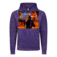 Cloud Purple western firefighters Vintage Hoodie - MaliasSmallBusiness