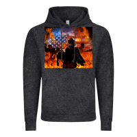 Vintage Black western firefighters Vintage Hoodie - MaliasSmallBusiness