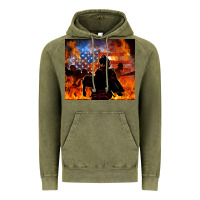 Vintage Olive western firefighters Vintage Hoodie - MaliasSmallBusiness
