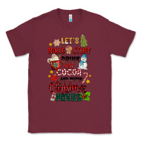 Burgundy let's bake stuff drink hot cocoa and watch christm Classic Tee - MaliasSmallBusiness