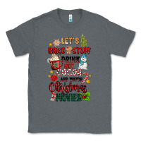 Charcoal Heather let's bake stuff drink hot cocoa and watch christm Classic Tee - MaliasSmallBusiness