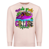 Pale Pink mardi gras cruise squad Premium Sweatshirt - OliviaCreatesArt