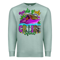 Seafoam mardi gras cruise squad Premium Sweatshirt - OliviaCreatesArt