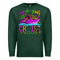 Sports Green mardi gras cruise squad Premium Sweatshirt - OliviaCreatesArt