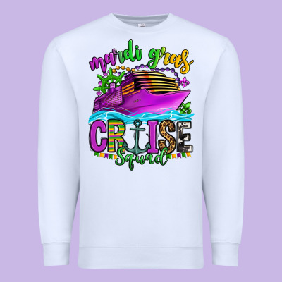 Mardi Gras Cruise Squad Premium Sweatshirt Designed By Oliviacreatesart
