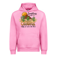 Fuchsia Pink Something In The Orange Tells We Were Not Done Urban Hoodie - CowhideDigitalArt