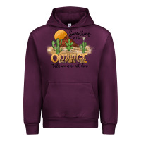Mauve Wine Something In The Orange Tells We Were Not Done Urban Hoodie - CowhideDigitalArt
