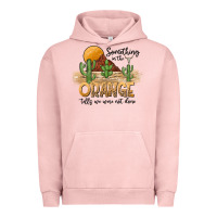 Pigment Salmon Something In The Orange Tells We Were Not Done Urban Hoodie - CowhideDigitalArt