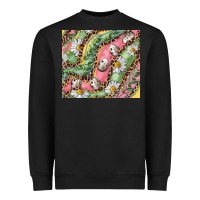 Black Easter Quail Egg And Daisy Heavyweight Sweatshirt - RanaPortraitStore