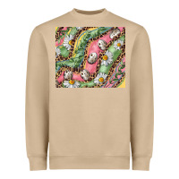Mushroom Easter Quail Egg And Daisy Heavyweight Sweatshirt - RanaPortraitStore