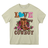 Mossy valentines day love my cowboy Heavy Core Tee - AdoDesignShop