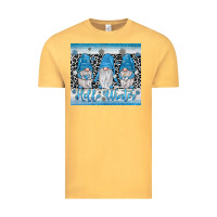 Vintage Mustard hello winter gnome Vintage Tee - JahusDesignShop