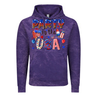 Cloud Purple party in the usa Vintage Hoodie - NancyCooperArtShop