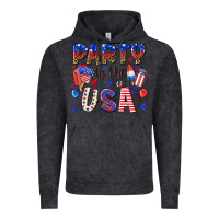 Vintage Black party in the usa Vintage Hoodie - NancyCooperArtShop