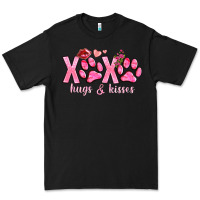 Black xoxo hugs and kisses paws Premium Tee - NancyCooperArtShop