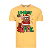 Vintage Mustard lookin' like a snack christmas character Vintage Tee - MaliasSmallBusiness