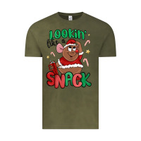 Vintage Olive lookin' like a snack christmas character Vintage Tee - MaliasSmallBusiness