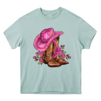 Arona valentines day boots cowgirl hat and roses Heavy Core Tee - AdoDesignShop