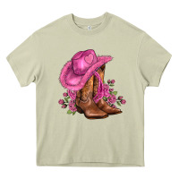 Mossy valentines day boots cowgirl hat and roses Heavy Core Tee - AdoDesignShop