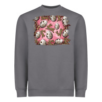 Easter Quail Eggs And Leopard Bunny Heavyweight Sweatshirt | Teevron