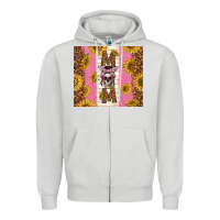 Dove Grey skull mom sunflowers Zipper Hoodie - TumblerDesignByShophia