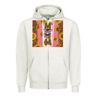 Oatmeal Heather skull mom sunflowers Zipper Hoodie - TumblerDesignByShophia