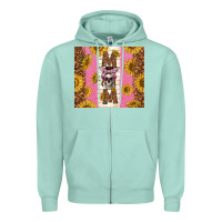 Seafoam skull mom sunflowers Zipper Hoodie - TumblerDesignByShophia