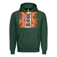 Sports Green skull mom sunflowers Zipper Hoodie - TumblerDesignByShophia