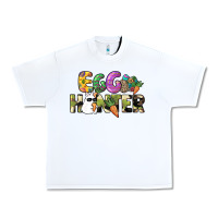 White Egg hunter Urban Heavy Tee - NancyCooperArtShop