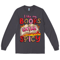 Smoke i like my books extra spicy Long Sleeve Tee - Artiststas