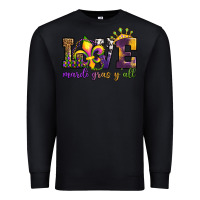 Black love. ardi gras y'all Premium Sweatshirt - OliviaCreatesArt