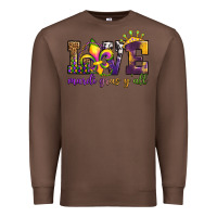 Chestnut love. ardi gras y'all Premium Sweatshirt - OliviaCreatesArt