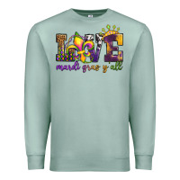 Seafoam love. ardi gras y'all Premium Sweatshirt - OliviaCreatesArt
