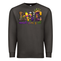 Smoke love. ardi gras y'all Premium Sweatshirt - OliviaCreatesArt