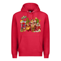 Cardinal Cino De Mayo coffee cups Mexico Premium Hoodie - HowdyJamesFarm