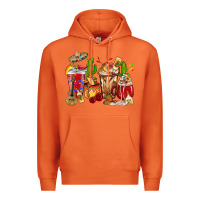 Carrot Cino De Mayo coffee cups Mexico Premium Hoodie - HowdyJamesFarm