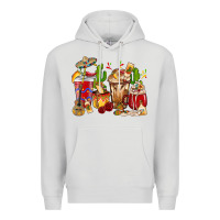 Dove Grey Cino De Mayo coffee cups Mexico Premium Hoodie - HowdyJamesFarm