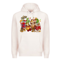 Pale Pink Cino De Mayo coffee cups Mexico Premium Hoodie - HowdyJamesFarm
