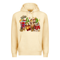 Pina Colada Cino De Mayo coffee cups Mexico Premium Hoodie - HowdyJamesFarm