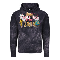 Cloud Black teaching is my jam teacher school Vintage Hoodie - NancyCooperArtShop