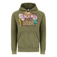 Vintage Olive teaching is my jam teacher school Vintage Hoodie - NancyCooperArtShop