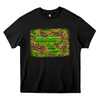 Black western leopard distressed background Heavy Core Tee - AdoDesignShop