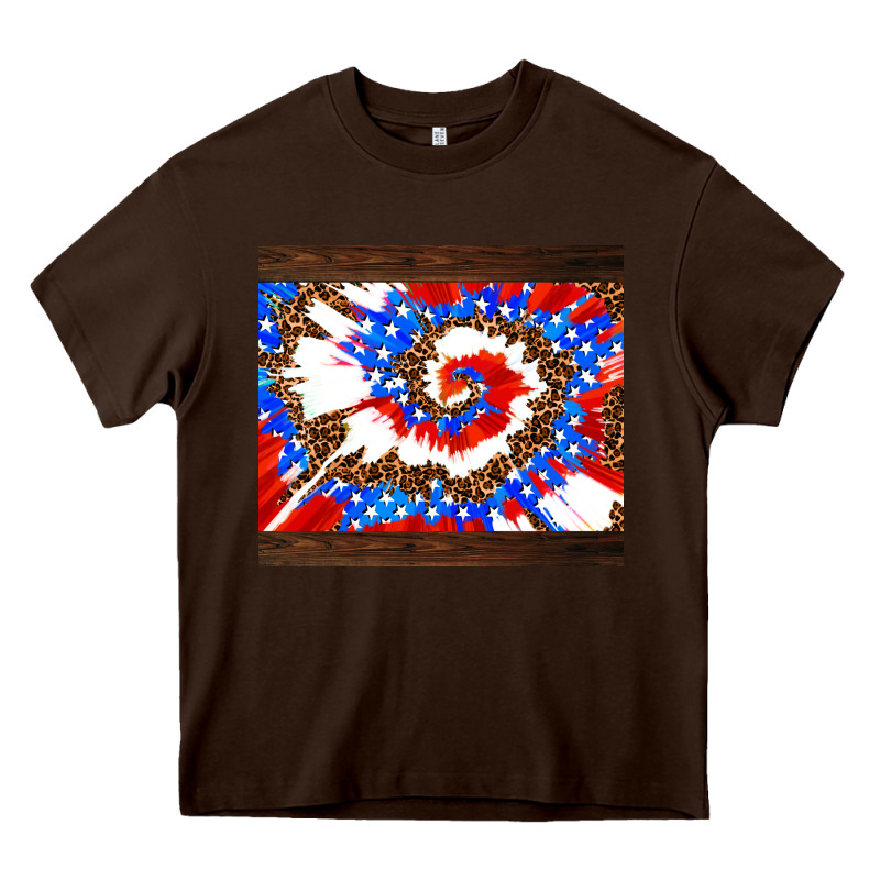 Usa Tie Dye Heavy Core Tee by AdoDesignShop | Teevron