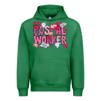 Emerald Postal Worker Urban Hoodie - CowhideDigitalArt