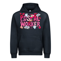 Navy Postal Worker Urban Hoodie - CowhideDigitalArt