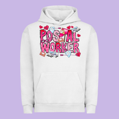Postal Worker Urban Hoodie Designed By Cowhidedigitalart