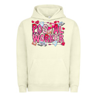 Pigment Pistachio Postal Worker Urban Hoodie - CowhideDigitalArt