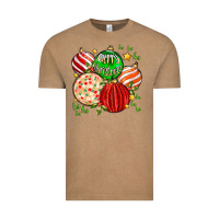 Vintage Coffee merry christmas tree ball Vintage Tee - MaliasSmallBusiness