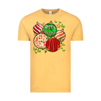 Vintage Mustard merry christmas tree ball Vintage Tee - MaliasSmallBusiness