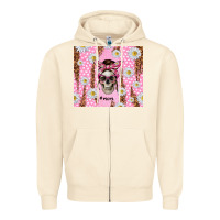 Sandshell skull mom pink glitter with daisy Zipper Hoodie - TumblerDesignByShophia